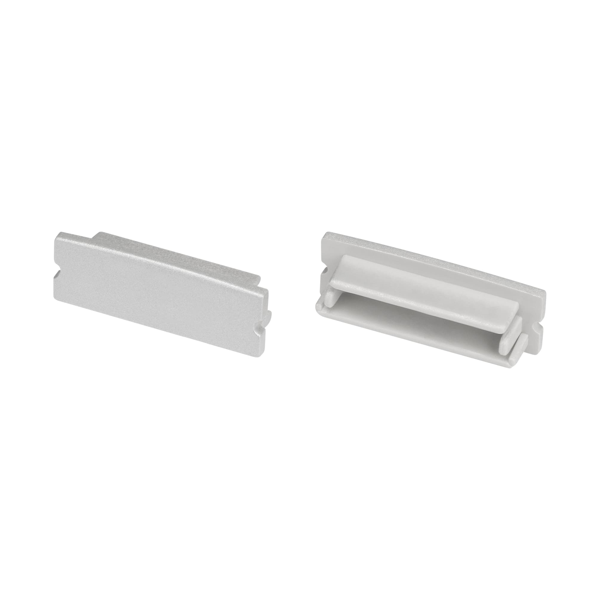 Заглушка LINE-3010 SILVER глухая, пластик