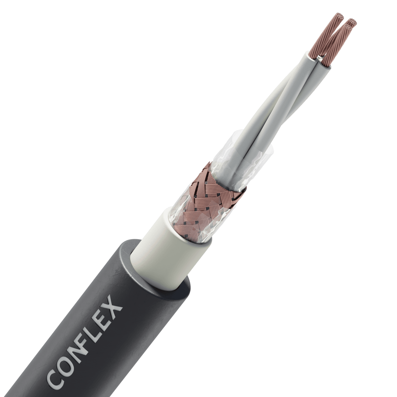 Кабель монтажный CONFLEX МКЭШВ 3х0,5 ТРТС