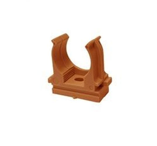 Крепеж-клипса для монтаж. пист. d20 мм оранжевая -Plast