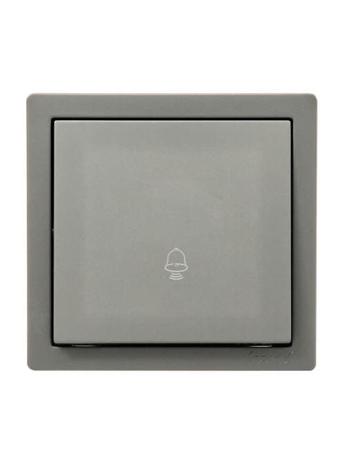 LETO Кнопка звонка платина Lezard 752-3500-103