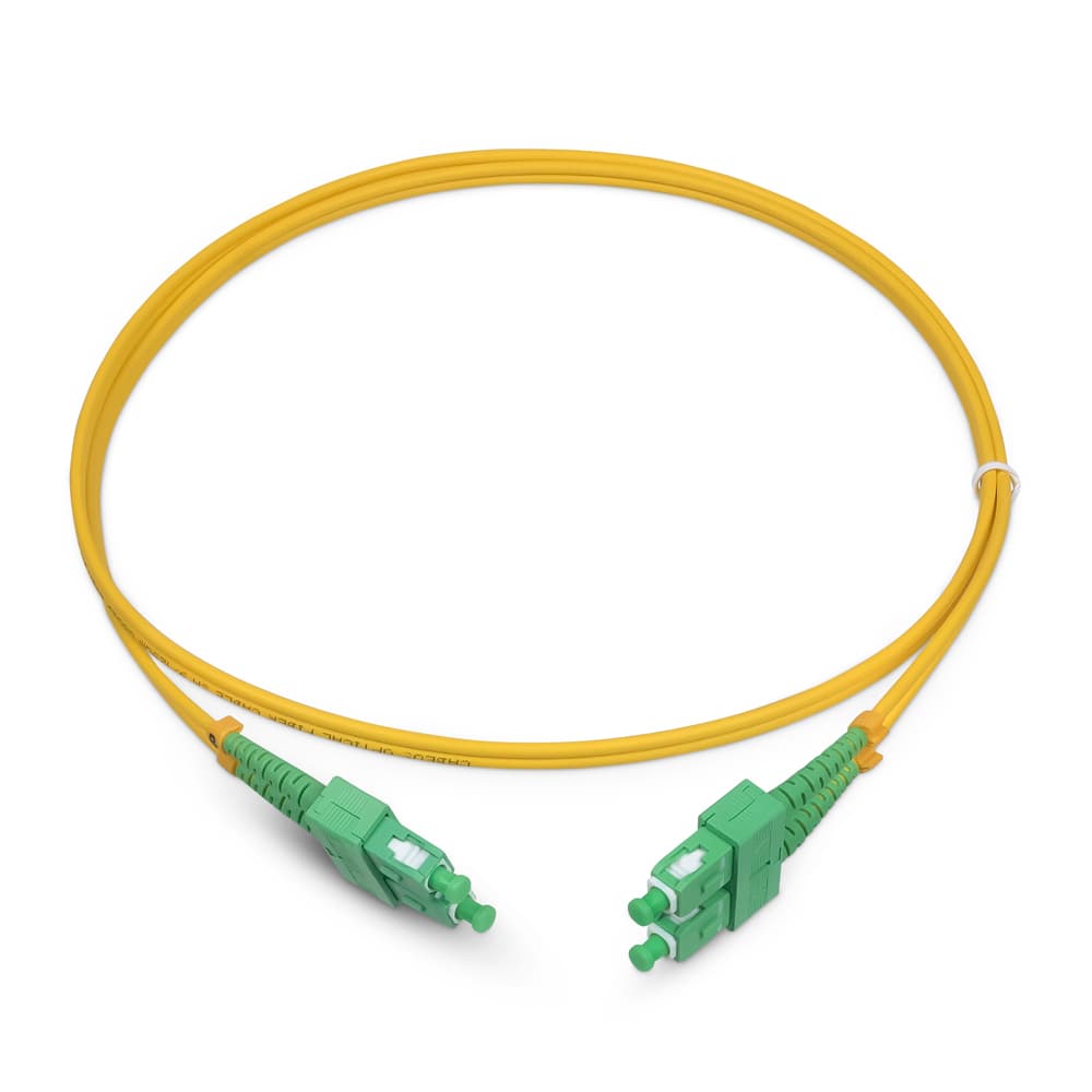 Патч-корд оптический duplex 1м SC/APC-SC/APC 9/125 sm LSZH