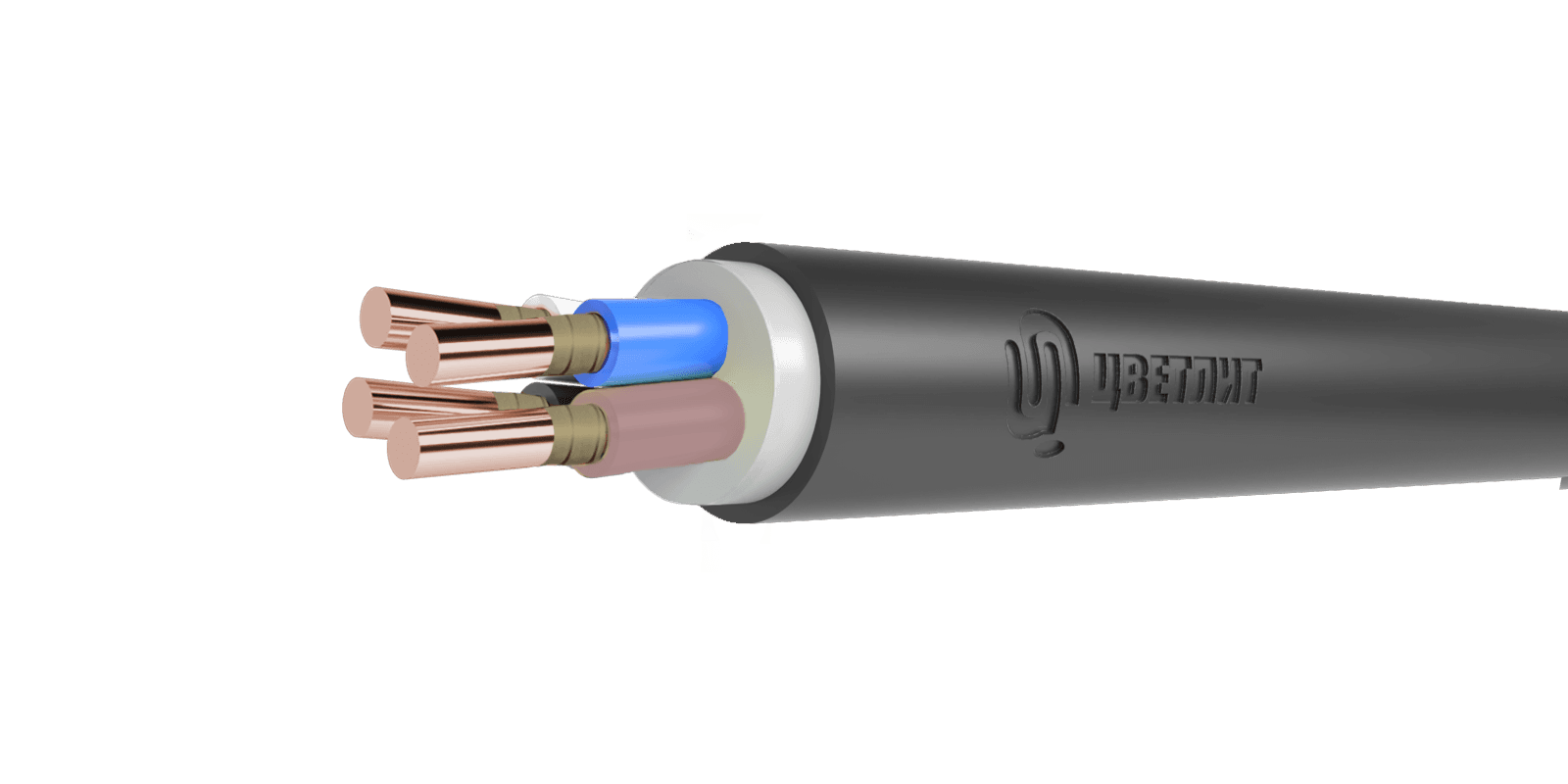 Кабель силовой ВВГнг(А)-FRLS 4х2,5ок(N)-0,66 (100 м) ТРТС