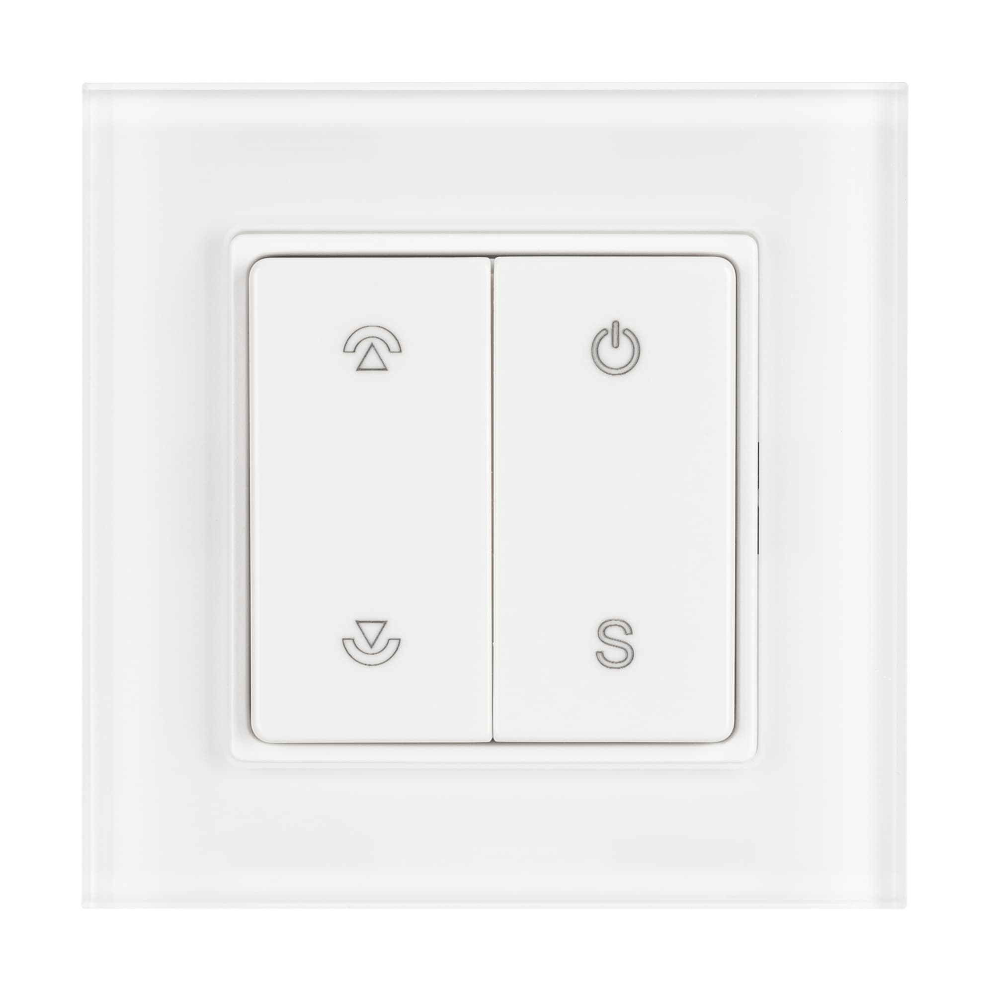 Панель SMART-P47-DIM-G-SUF 3V, 1 зона, Knob, 2.4G ARL, стекло