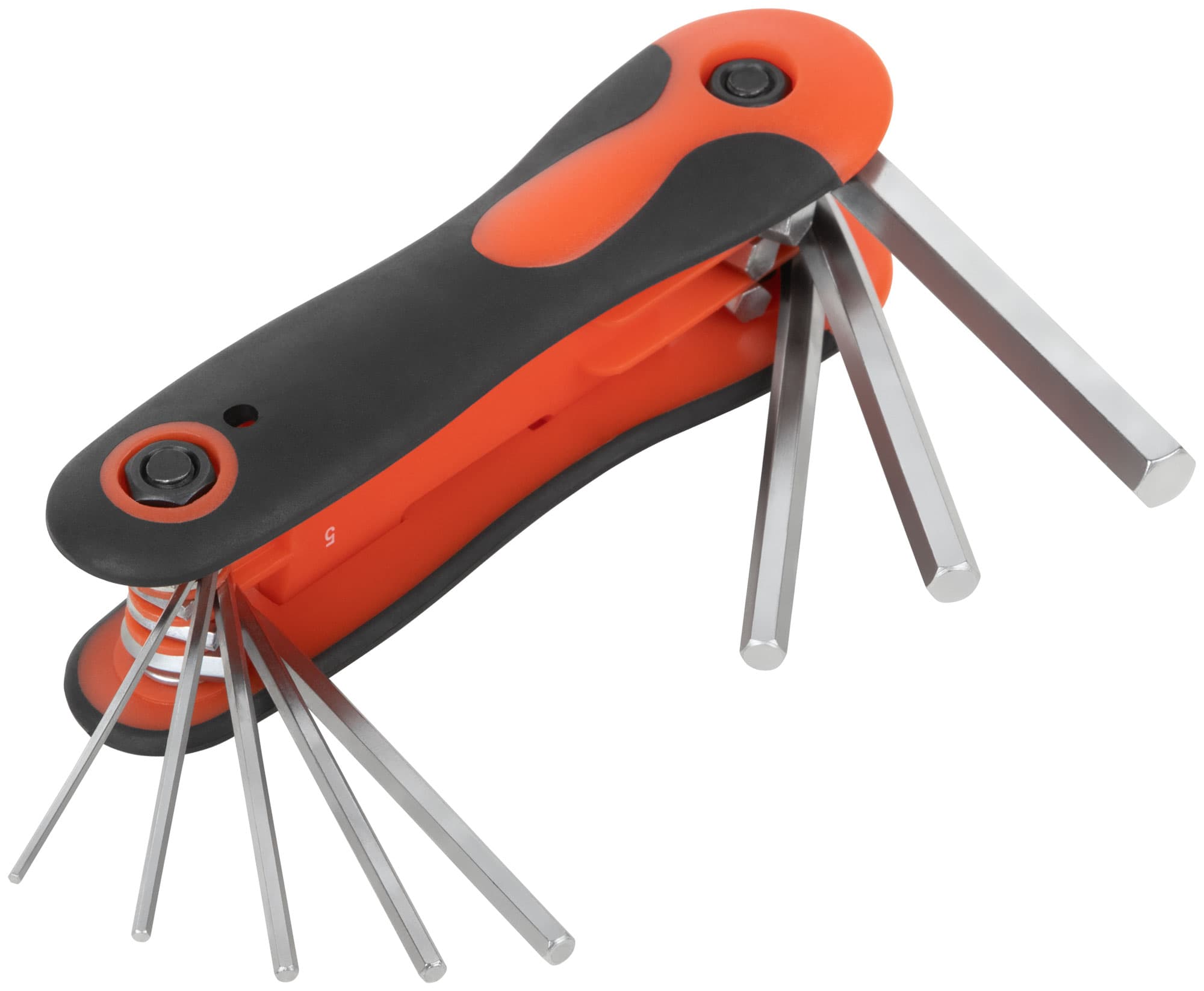 Ключи шестигранные CrV 8 шт(1.5-8 мм) складные