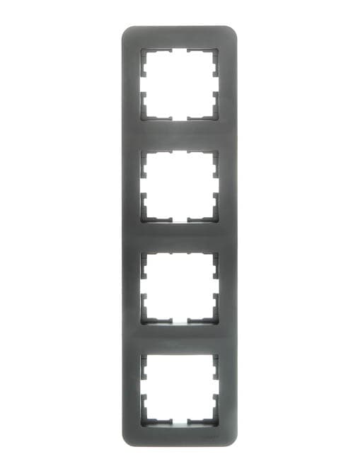 ASTI Рамка 4-ая вертикальная, платина Lezard 7081-3500-154
