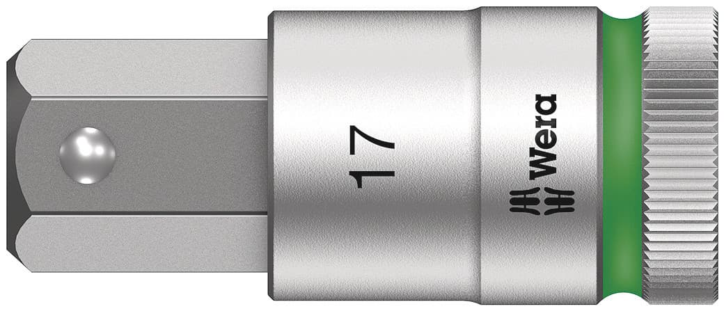 Головка торцевая со вставкой под внутренний шестигранник 8740 C Hex-Plus HF Zyklop DR 1/2 с фиксацией крепежа 17X60 мм