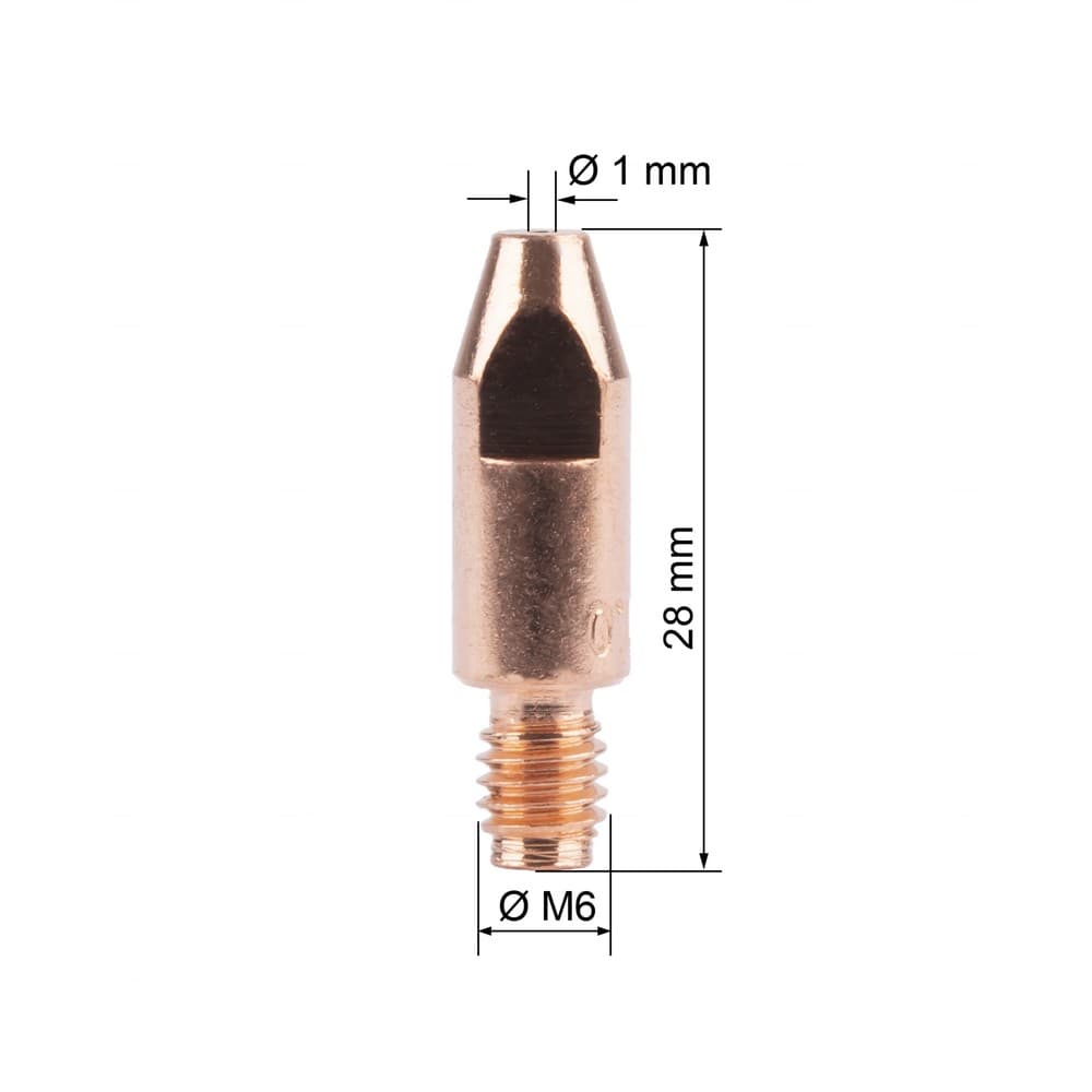 Наконечник M6х28х1.0 (AL) (141.0006/MD0009-60)