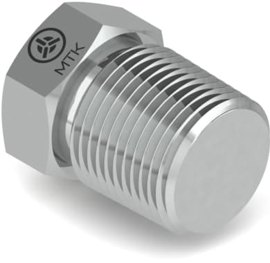Заглушка с наружной резьбой Р641, 3/8'NPT, AISI 316L