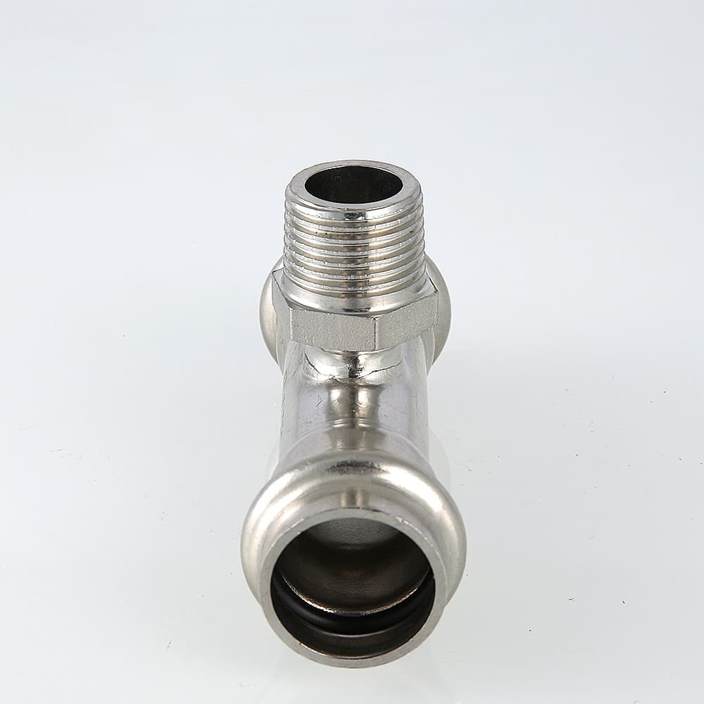 Тройник нержавеющая сталь 22x1/2' НР