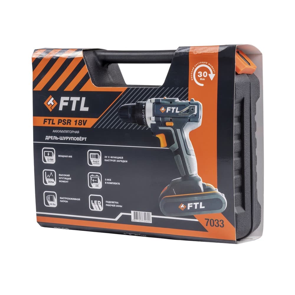 Дрель-шуруповерт FTL PSR 18V