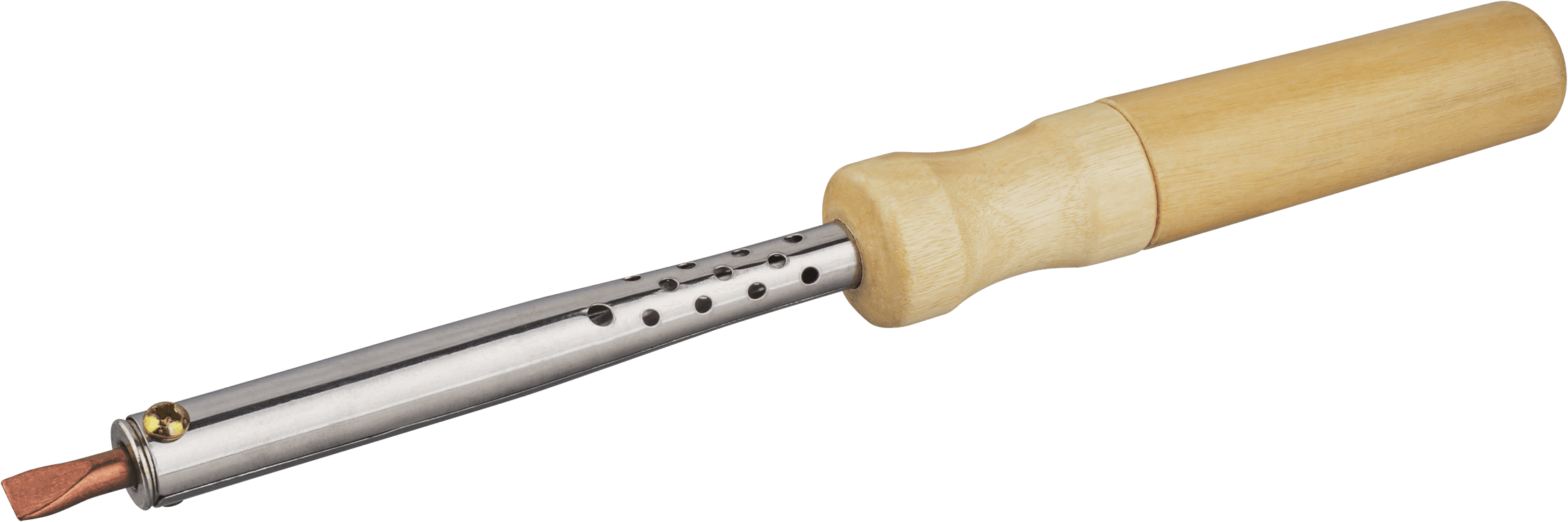 Паяльник ОНЛАЙТ 90 198 OSE-Pes05-100W-CP (дерево, клин прямой)