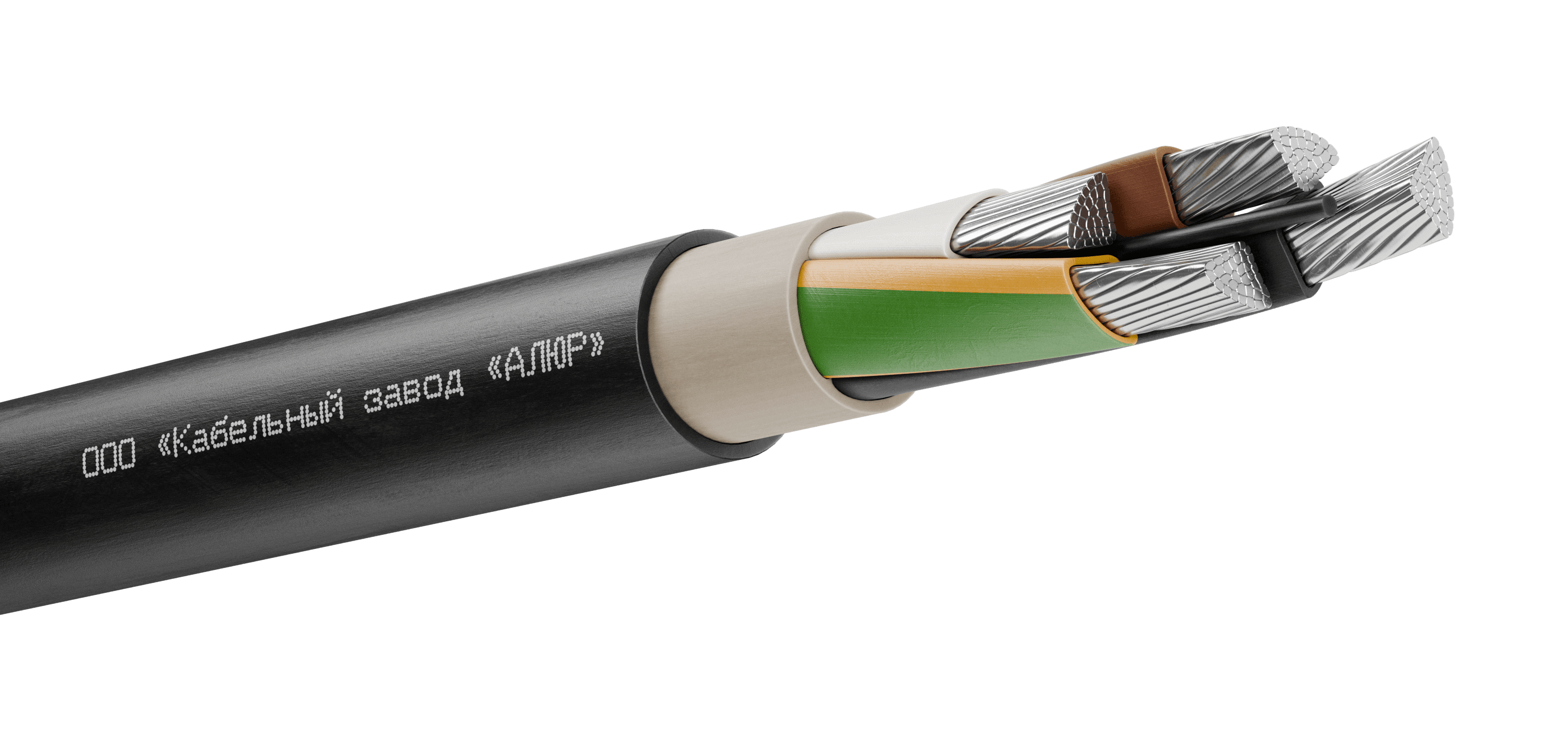 Кабель силовой АсВВГ-нг(А)-LS 4х240 мс (PE) -1 Ч, бар