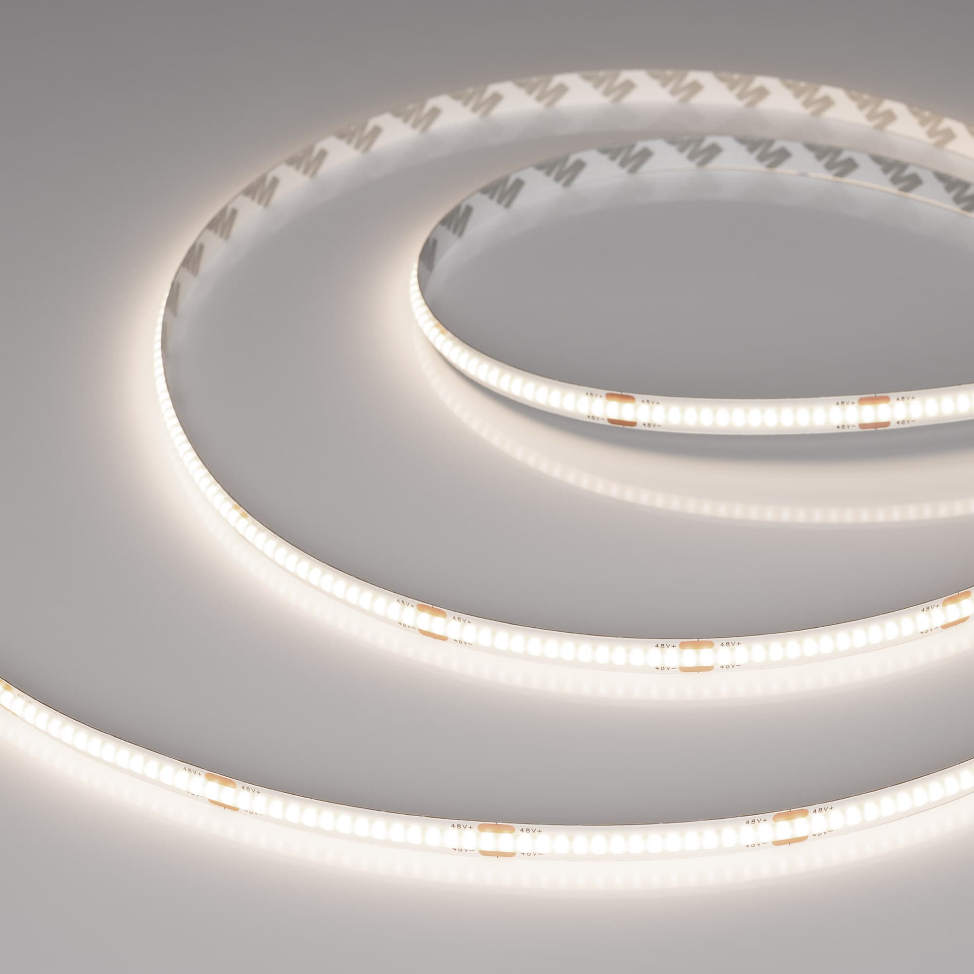 Лента светодиодная 8 Вт/м 48В IP20 4000K 320LED/м COB-X320-8mm CSP 50 м