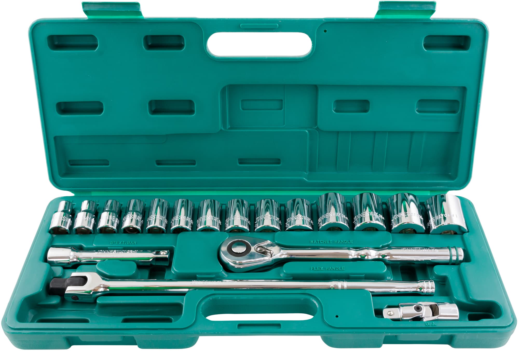 Набор головок торцевых дюймовых 1/2''DR, SAE 3/8''--1-1/4'', 19 предметов