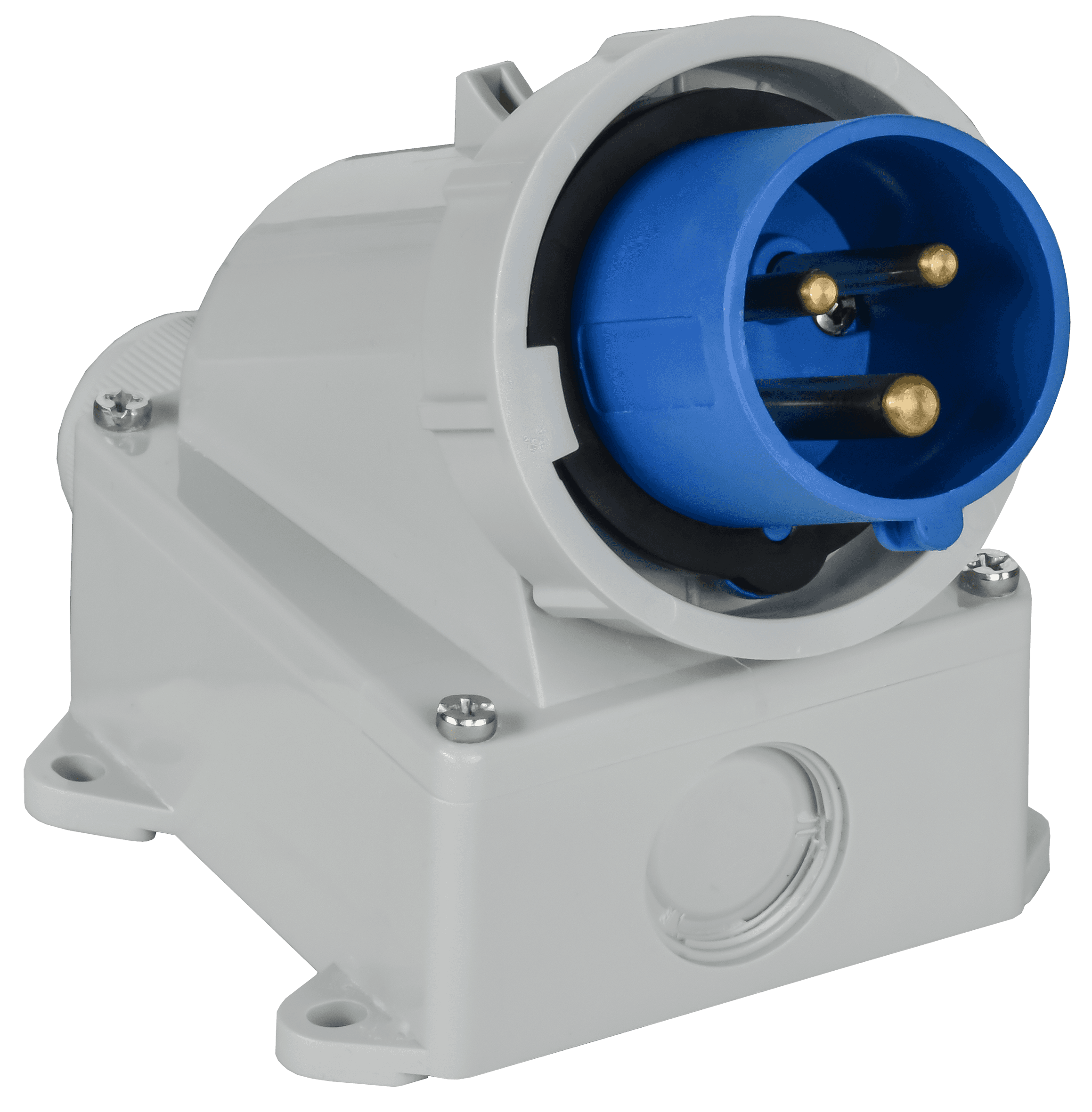 Вилка стационарная ССИ-5132 16А-6ч/220В 2P+PE IP67 IEK