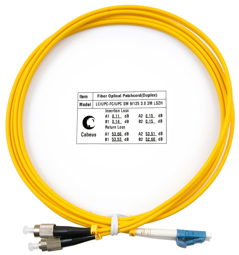 Патч-корд оптический duplex 2м LC-FC 9/125 sm LSZH