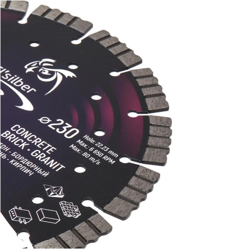 Диск алмазный отрезной 1A1RSS 230х2.4х12х22.23 мм BarracudA    