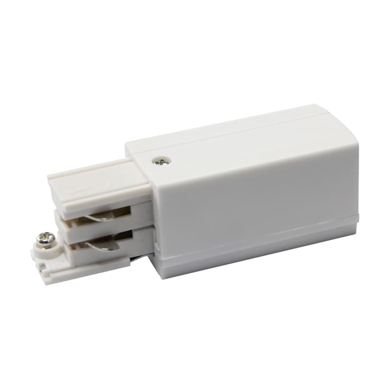 Ввод питания для шинопровода Трехфазный Левый белый UBX-A02 WHITE 1 POLYBAG