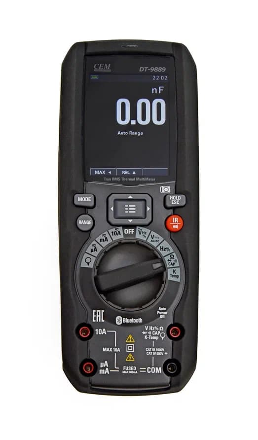 Мультиметр TRMS со встроенным тепловизором DT-9889