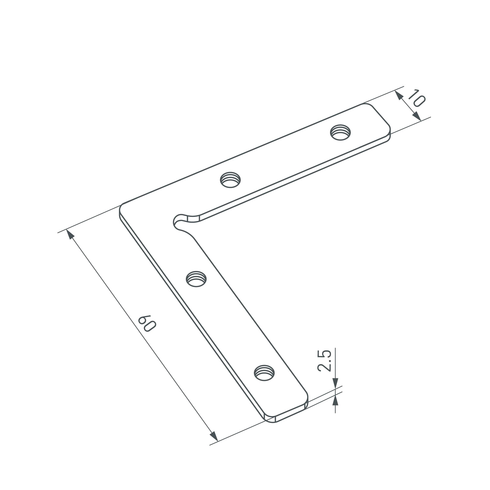 Соединитель профиля SL-LINE-3638-LW-90 Set (Металл)