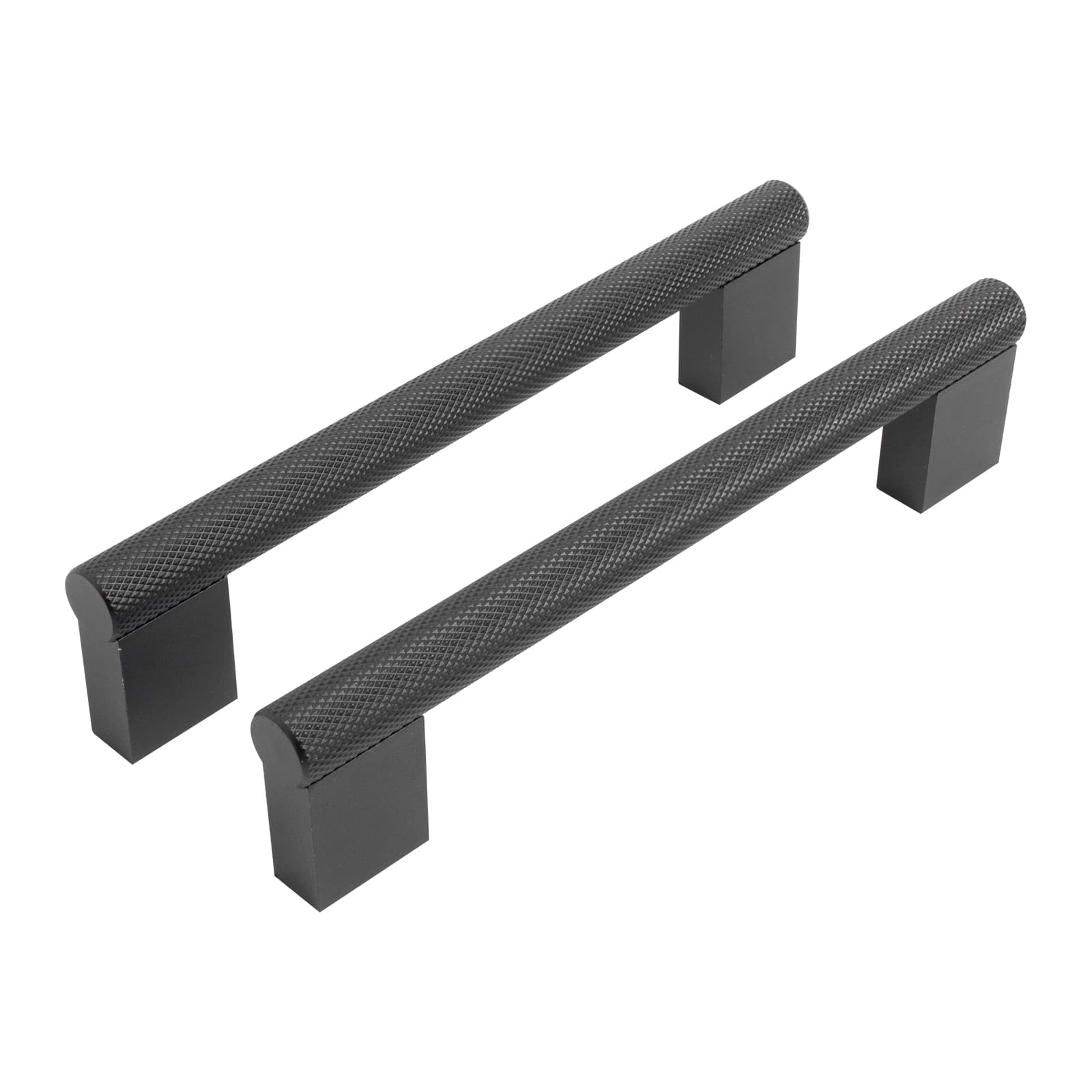 Ручка-скоба мебельная StahlBuro AP2315-128 2шт., BL матовый черный