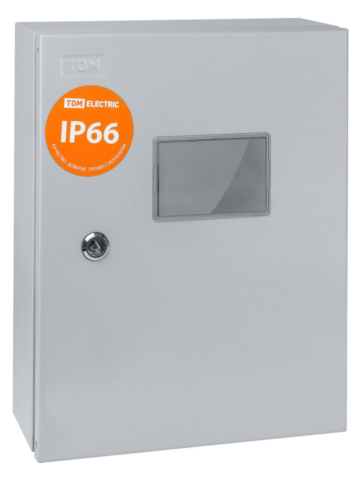 Корпус металлический ЩУ-3ф/1-0-3 IP66 (395х310х165)