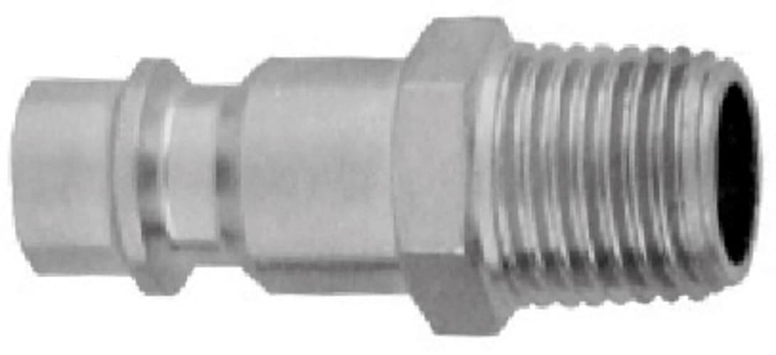 Штуцер БРС европейского типа с наружней резьбовой частью BSPT 3/8''