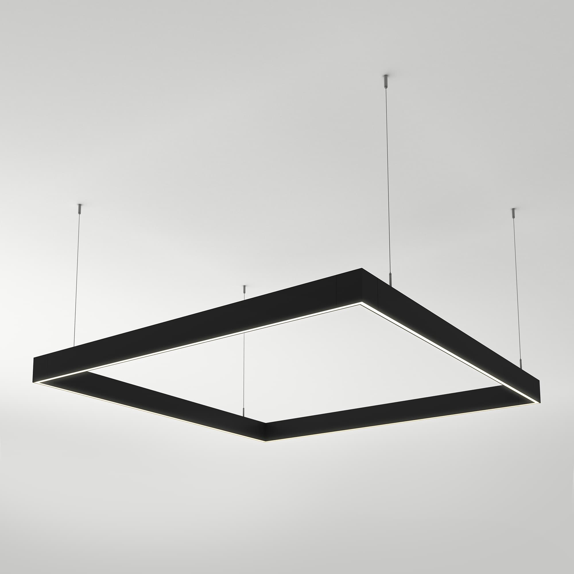 Светильник ALT-LINEAIR-QUADRAT-FLAT-UPDOWN-DIM-1375-170W Warm3000 BK 100 deg 230V IP20 металл 3 года