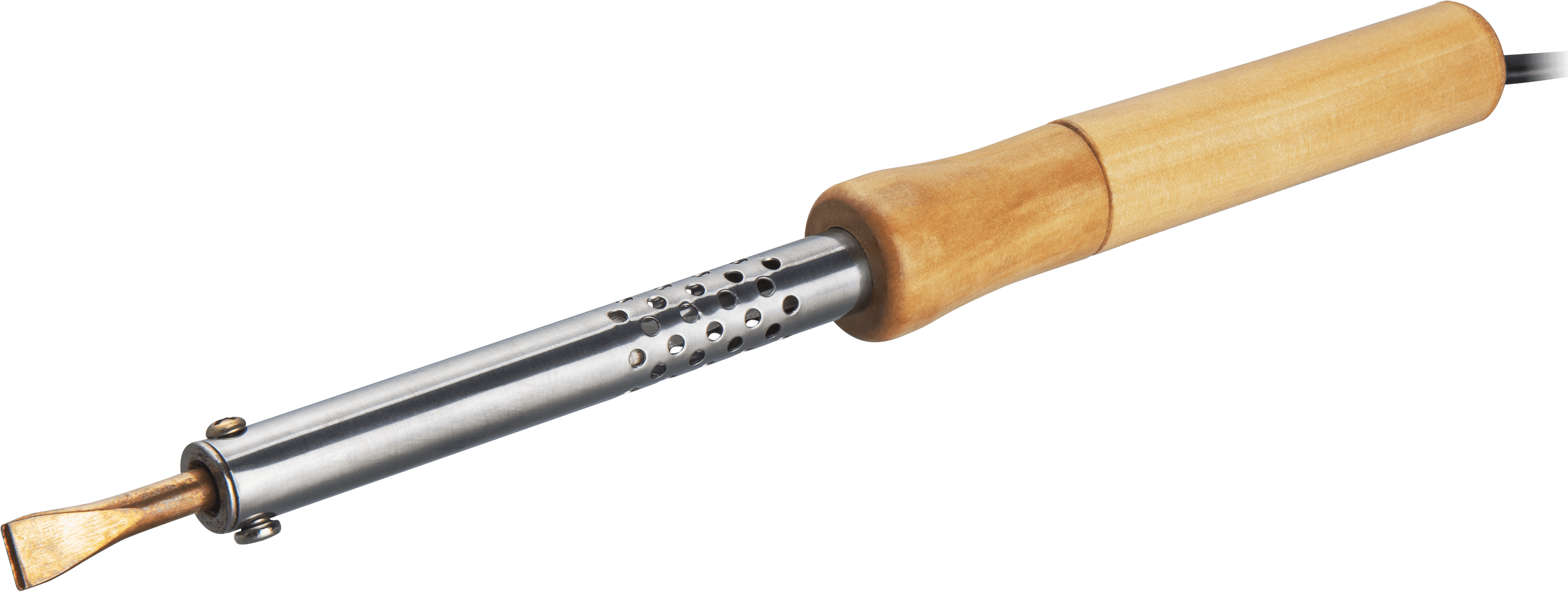 Паяльник ОНЛАЙТ 90 222 OSE-Pes06-60W-CP (дерево, клин прямой)