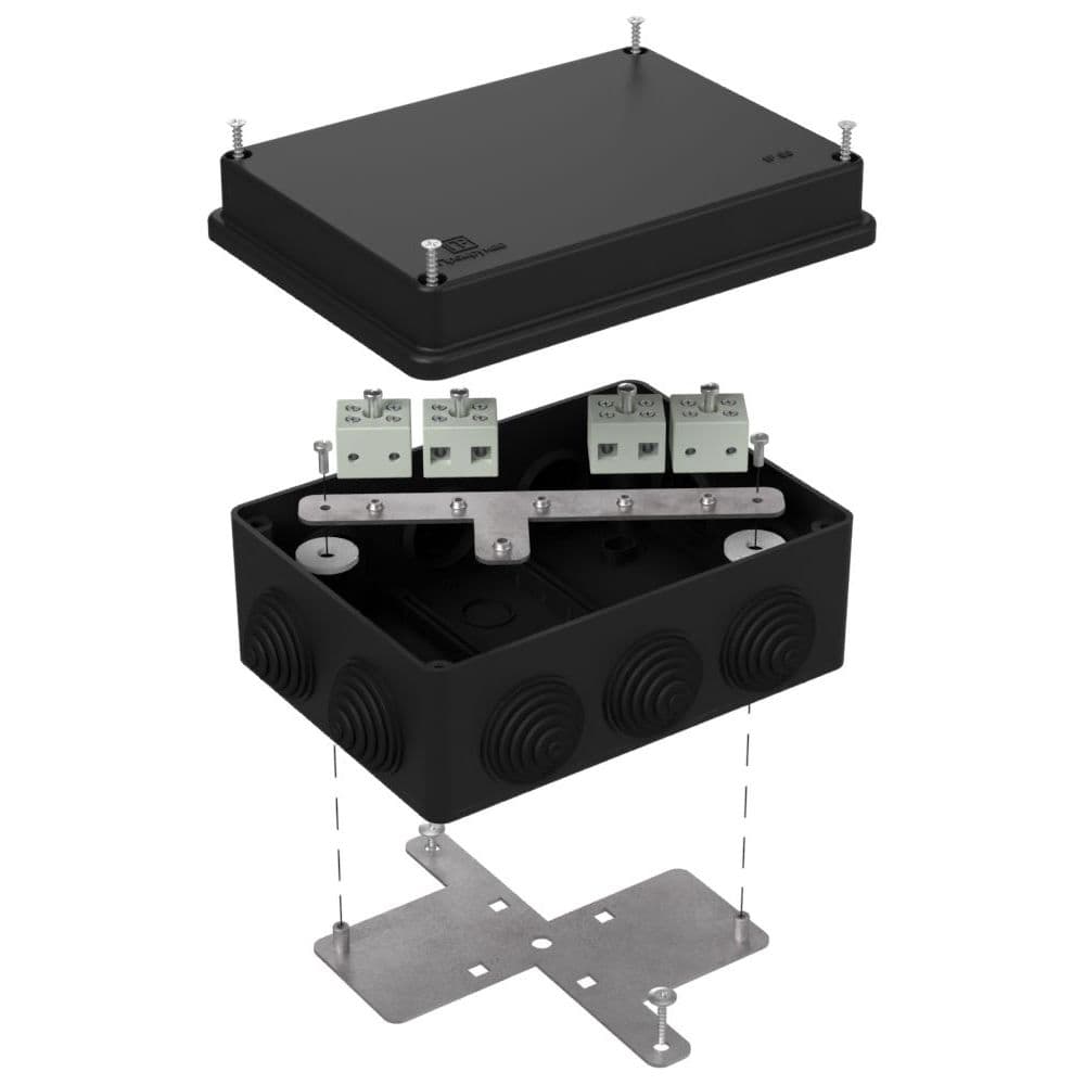 Коробка огнестойкая для о/п 40-0310-FR6.0-8 Е15-Е120 RAL9005 150х110х70 (6 шт/кор)