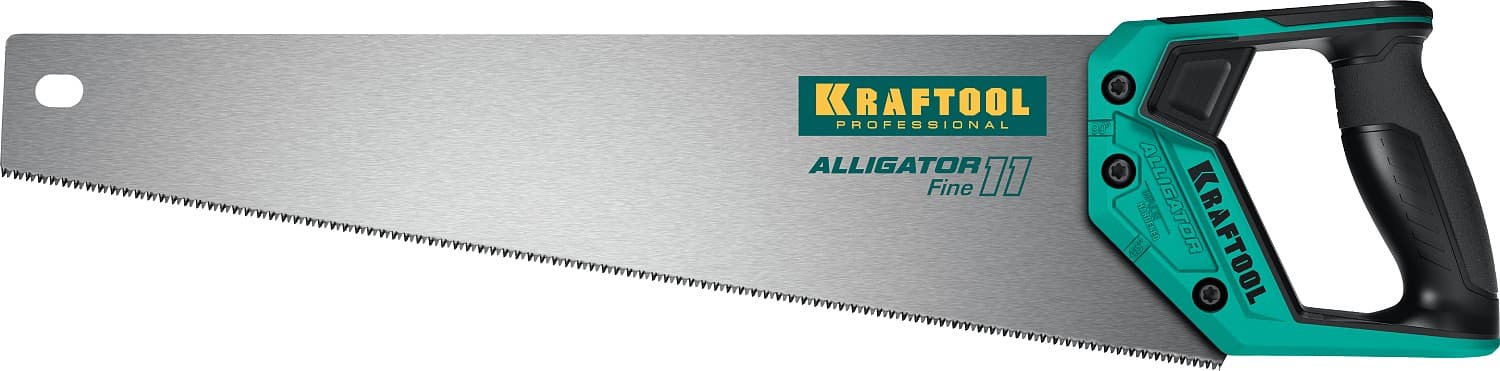 Ножовка для точного реза ''Alligator Fine 11'', 450 мм, 11 TPI 3D зуб