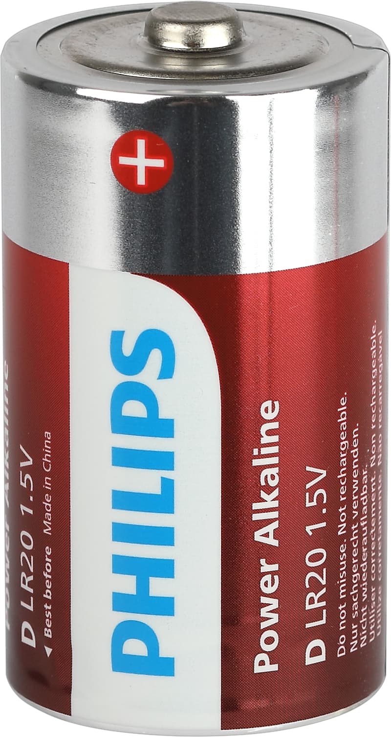 Элемент питания алкалиновый LR20P2B/51 D 2 шт. LR 0-2BL Power