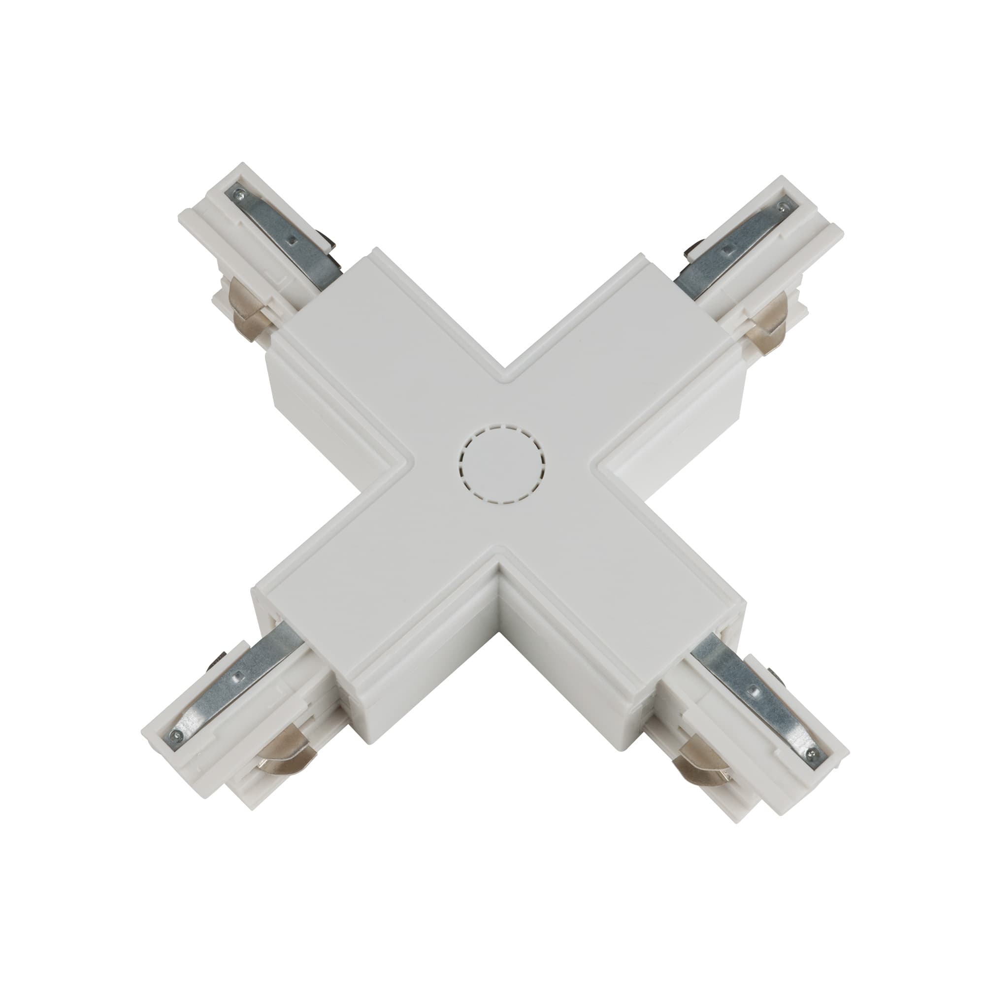 Соединитель для шинопроводов Х-образный белый UBX-A41 WHITE 1 POLYBAG