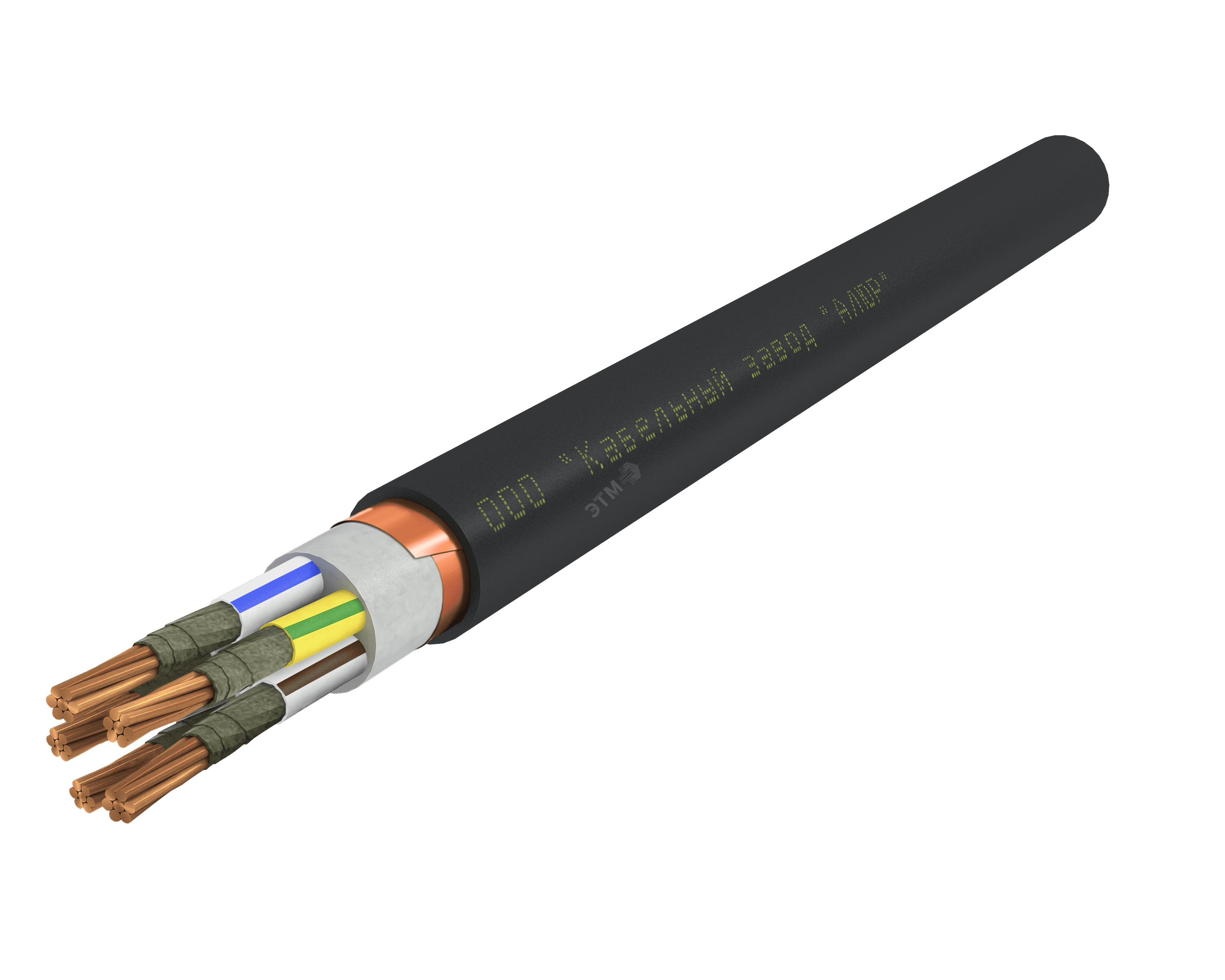 Кабель силовой ВВГЭнг(А)-FRLS 5х25.0 мк(N.PE)-0.66 Ч. бар