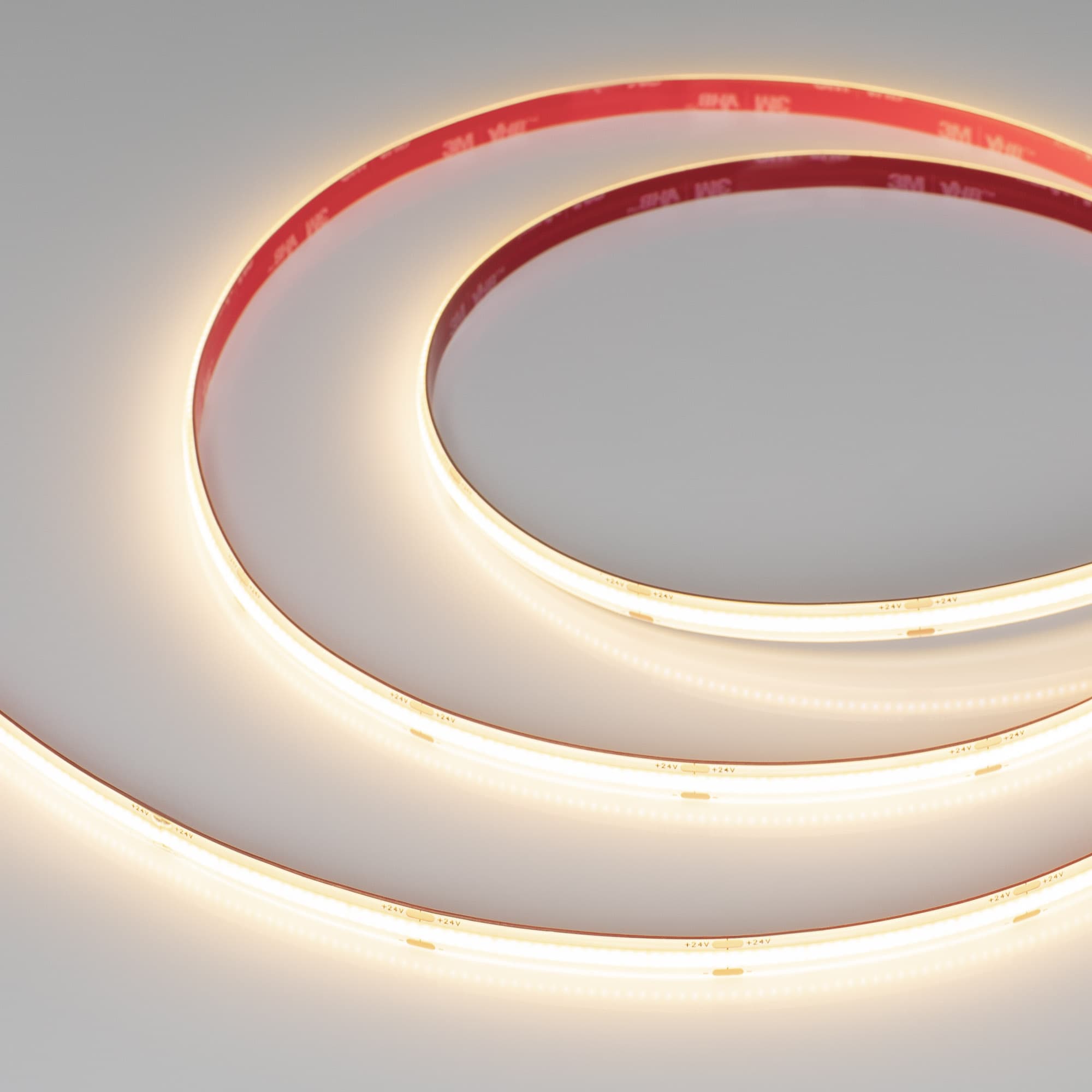Лента светодиодная 10 Вт/м 24В IP65 3000K 480LED/м COB-X480-8-10mm CSP 5 м