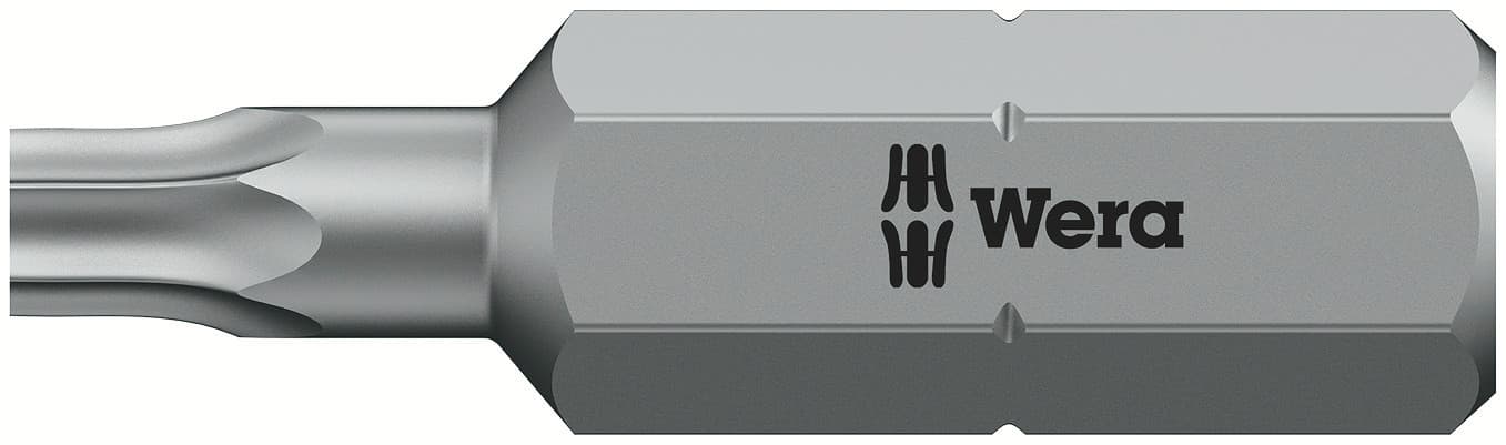 Бита 867/1 Z TORX BO с отверстием под штифт вязкая твердость хвостовик 1/4 C 6.3 TX 10X25 мм