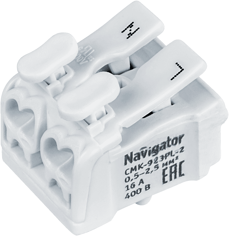 Клеммы монтаж. NTC-CMK-923PL-2-50 (50 шт/уп) Navig