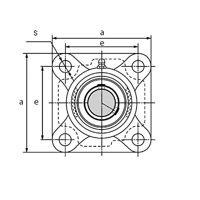 Подшипниковый узел UCF204 ISKRA