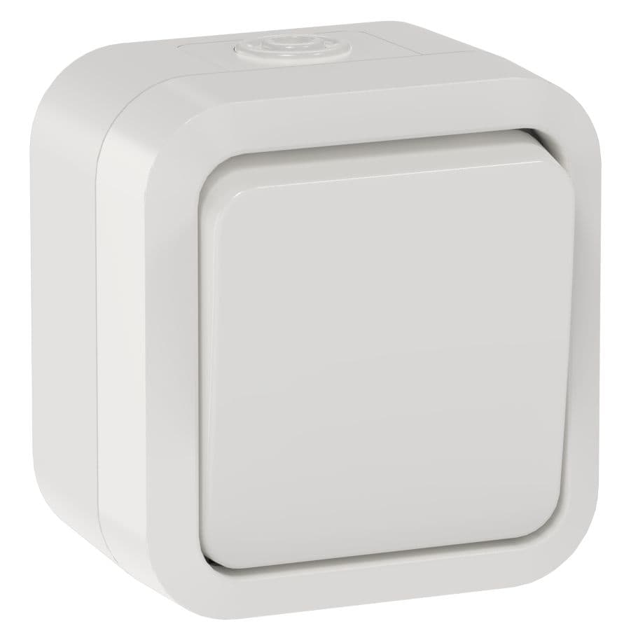 TORS Выключатель кнопочный 10А IP55 TS310 белый IEK