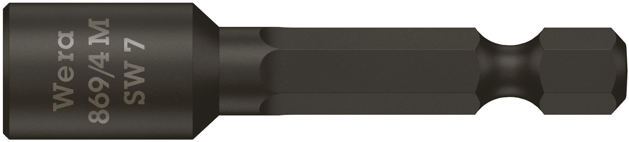 Головка торцевая 869/4 M с магнитом хвостовик 1/4 E 6.3 7X50 мм