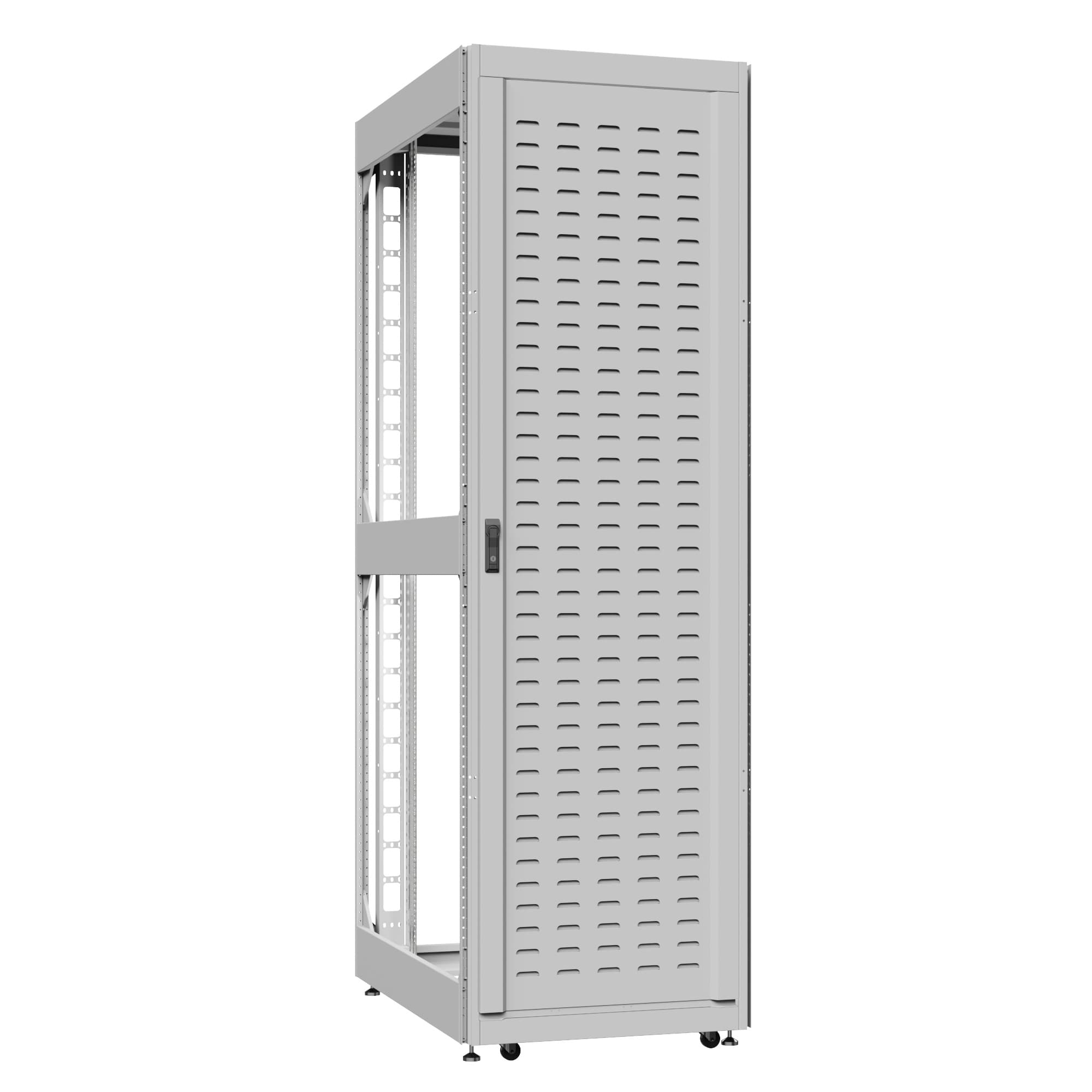 Шкаф серверный 52U 800х1200 передняя дверь: протект IP41. задняя дверь: без. боковые панели: без. цвет: серый RAL7035 