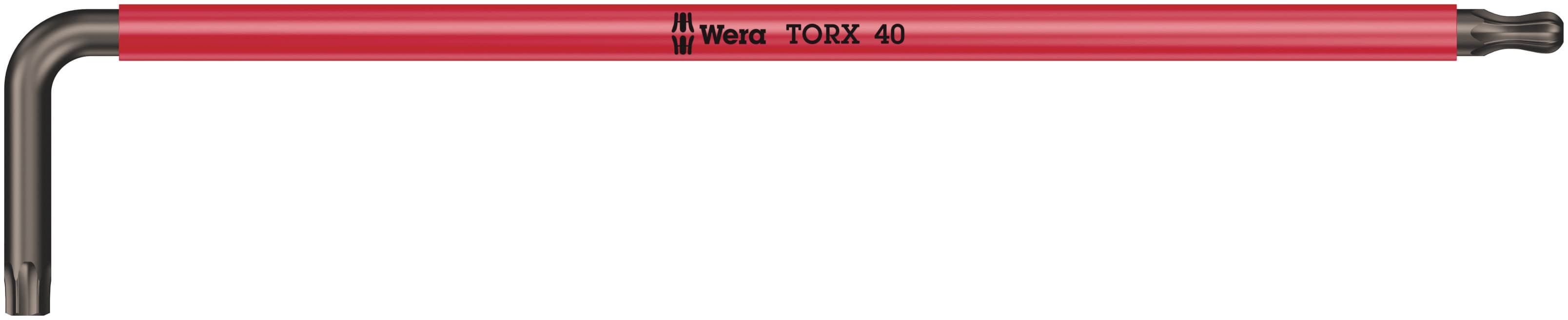 Ключ Г-образный 967 SPKXL TORX Multicolour удлиненный с шаром TX 40X224 мм