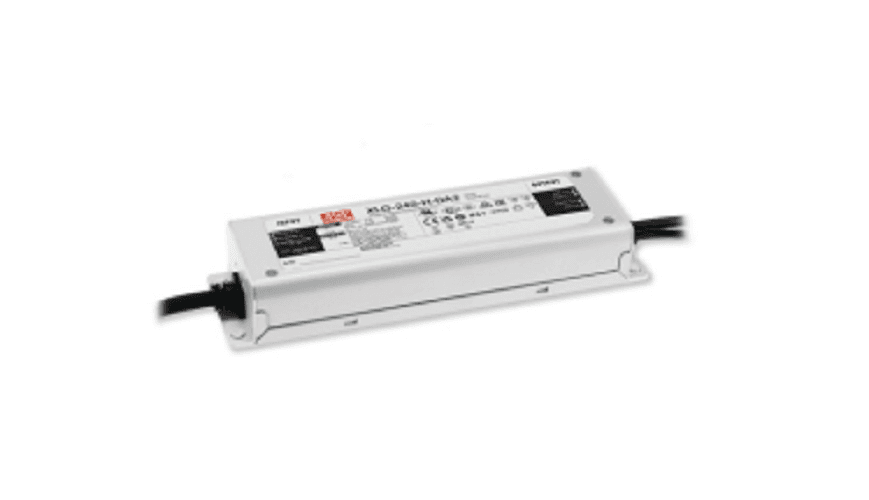Источник питания AC-DC, 239.4Вт, вход 100…305В AC, 47…63Гц/142…431В DC, выход 90…171В/1400мА, рег. вых 700…2100мА, изоляция 3750В AC, в корпусе 219х63х35.5мм, -40…+90°С, DALI-2 димминг