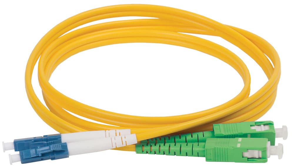 Патч-корд оптический 9/125 (OS2) SC/APC-LC/APC (Duplex) 7м