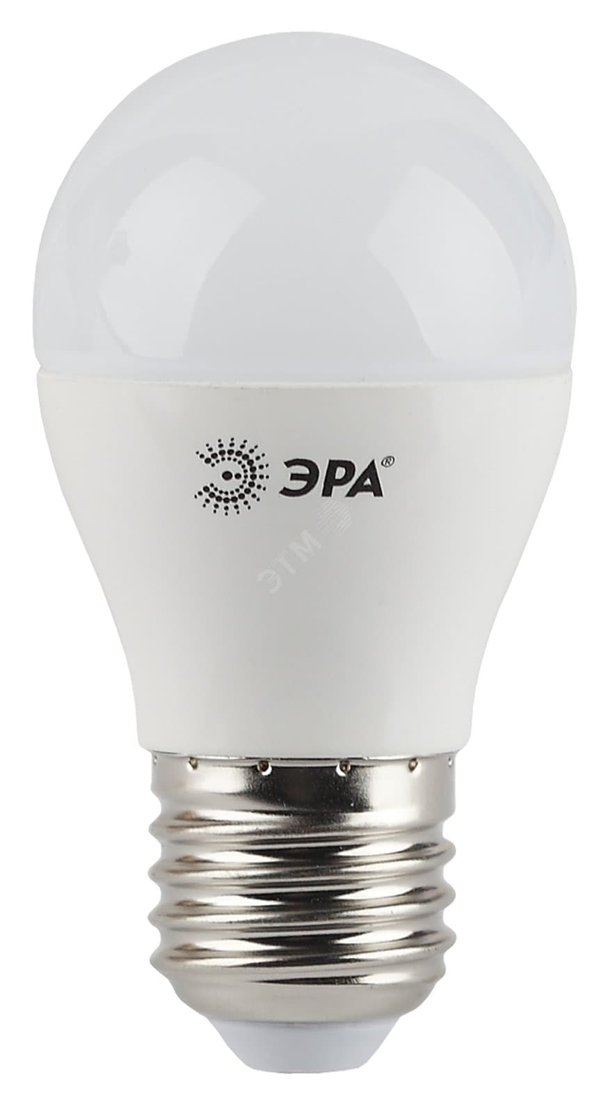 Лампа светодиодная LED 5 Вт 400Лм 4000К шар нейтральный E27 170-265В LED P45-5W-840-E27 Standart