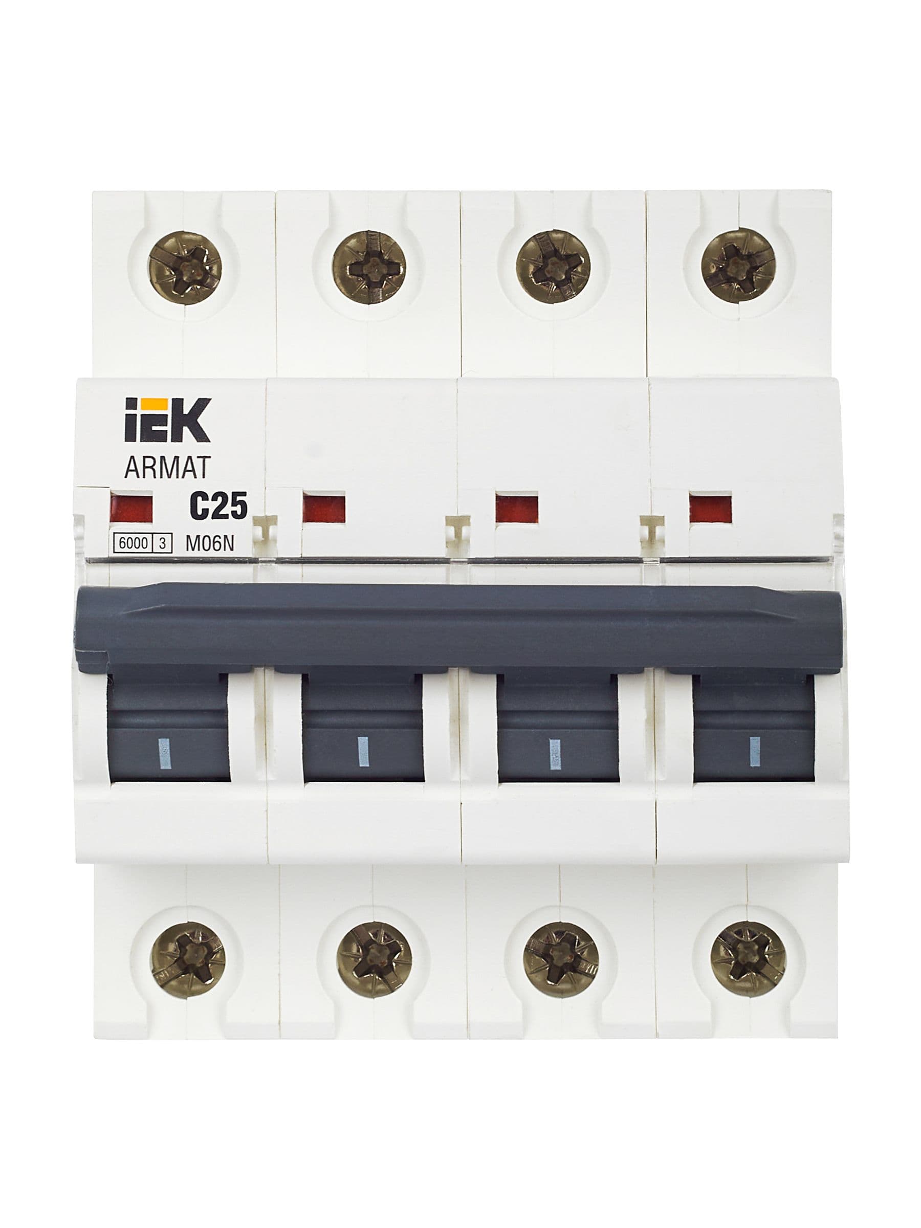ARMAT Автоматический выключатель M06N 4P C 25А IEK