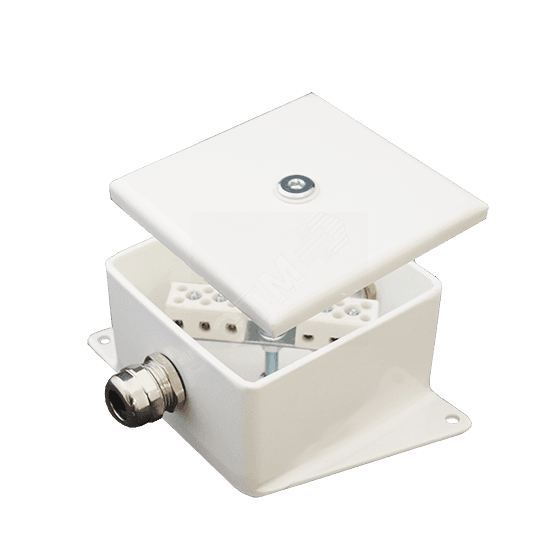 Коробка монтажная огнестойкая КМ-О (6к*60)-IP66-100х100 два ввода BD