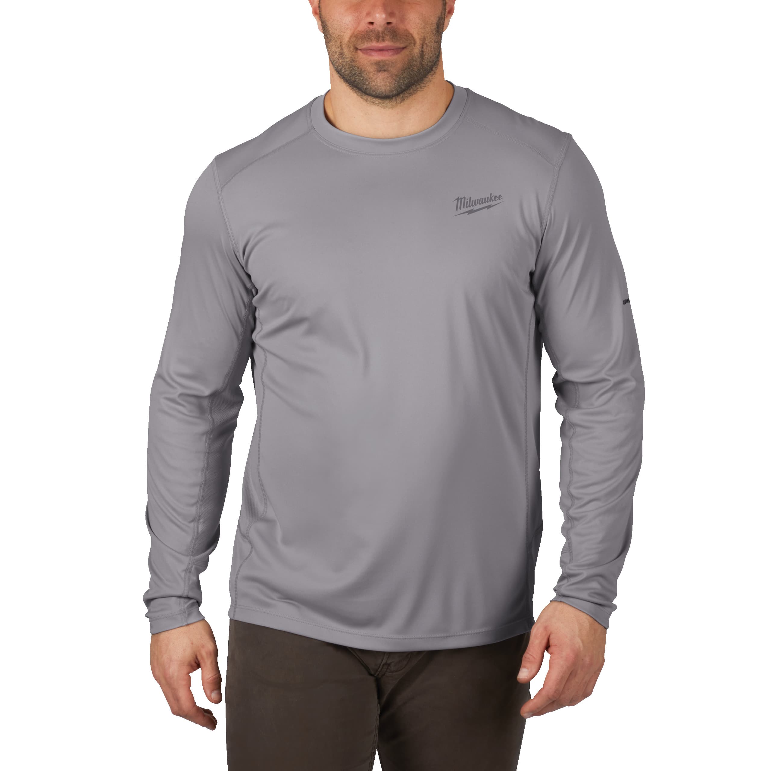 Лонгслив WORKSKIN WWLSG-XXL, серый