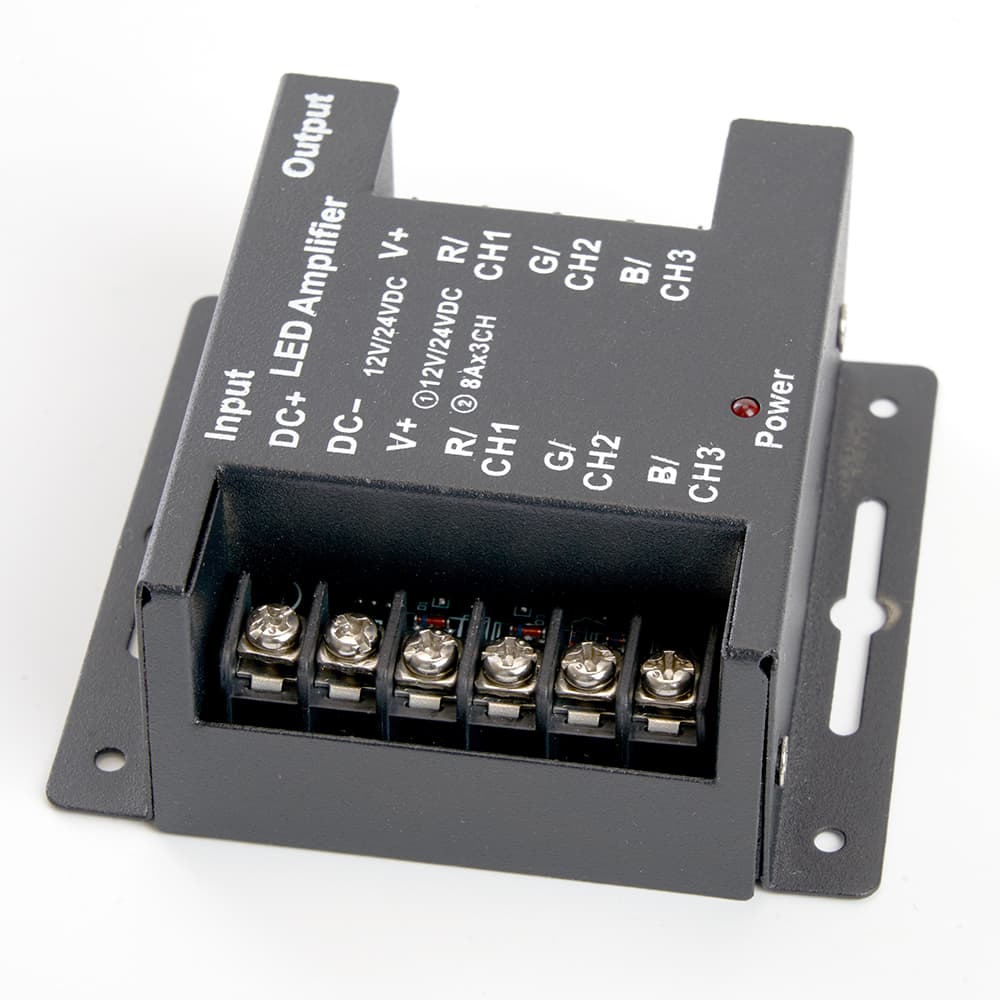 Усилитель к LED ленте RGB,12/24v