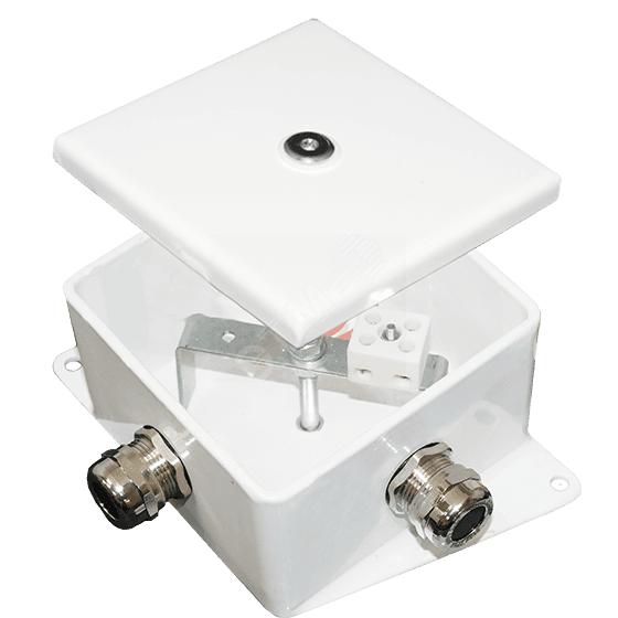 Коробка монтажная огнестойкая КМ-О (6к)-IP66-100х100 два ввода AB